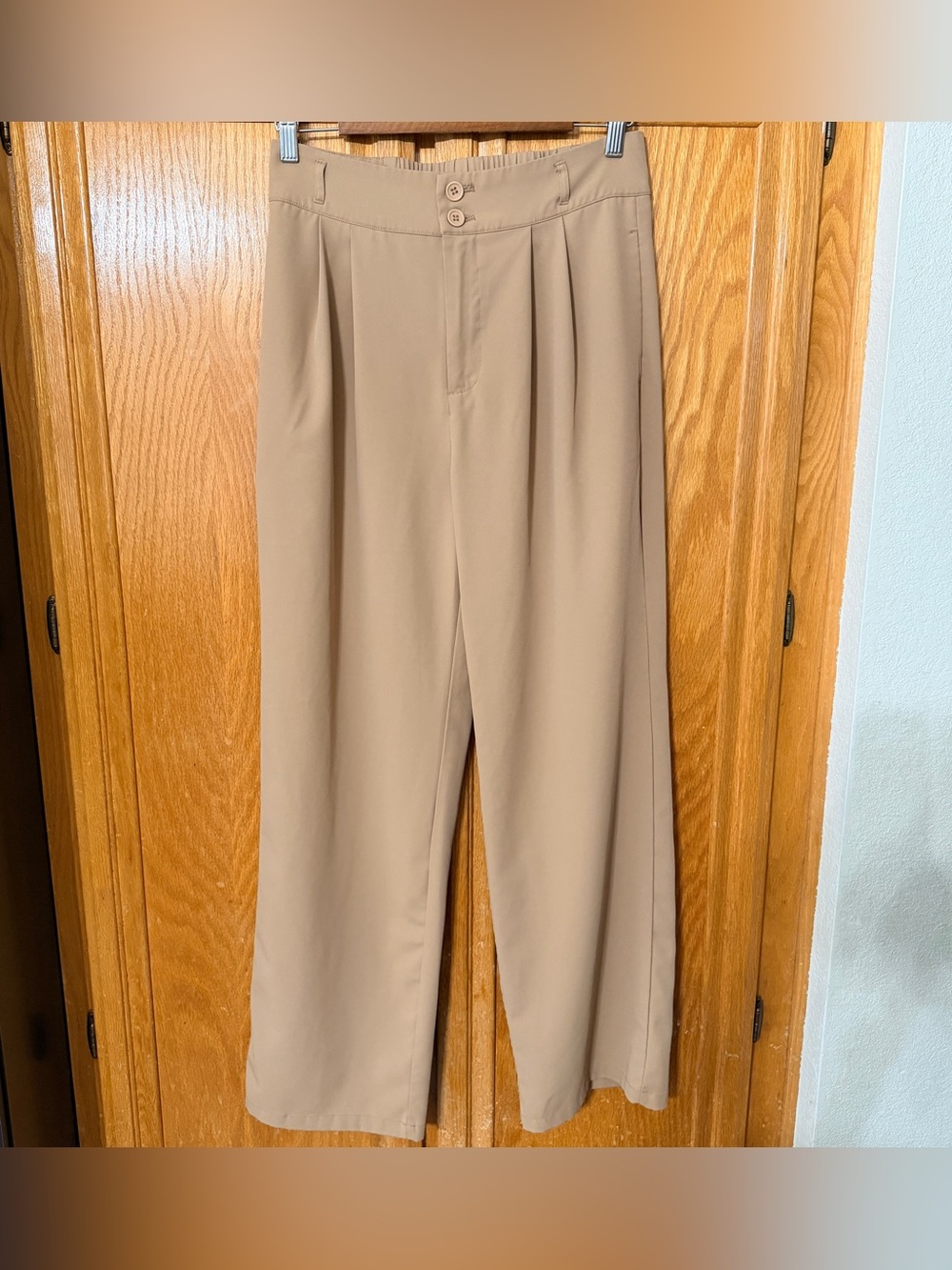 Halara Women's Pleated Wide Leg Dress Pants size M tall